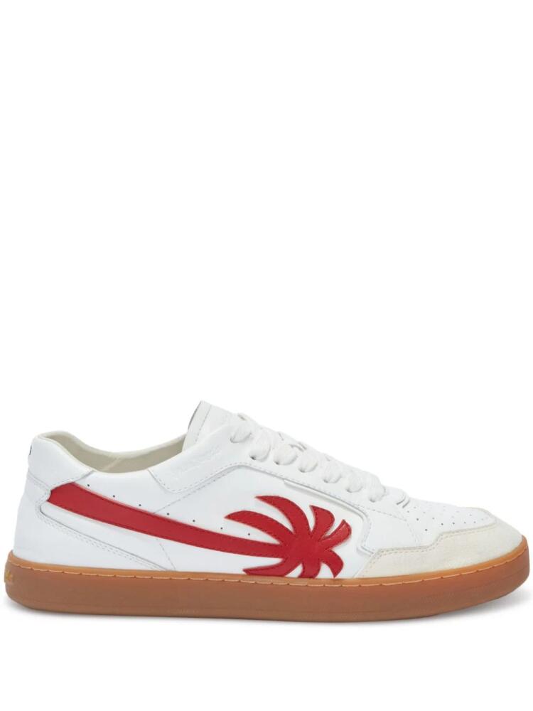 Palm Angels New Palm 1 leather sneakers - White Cover