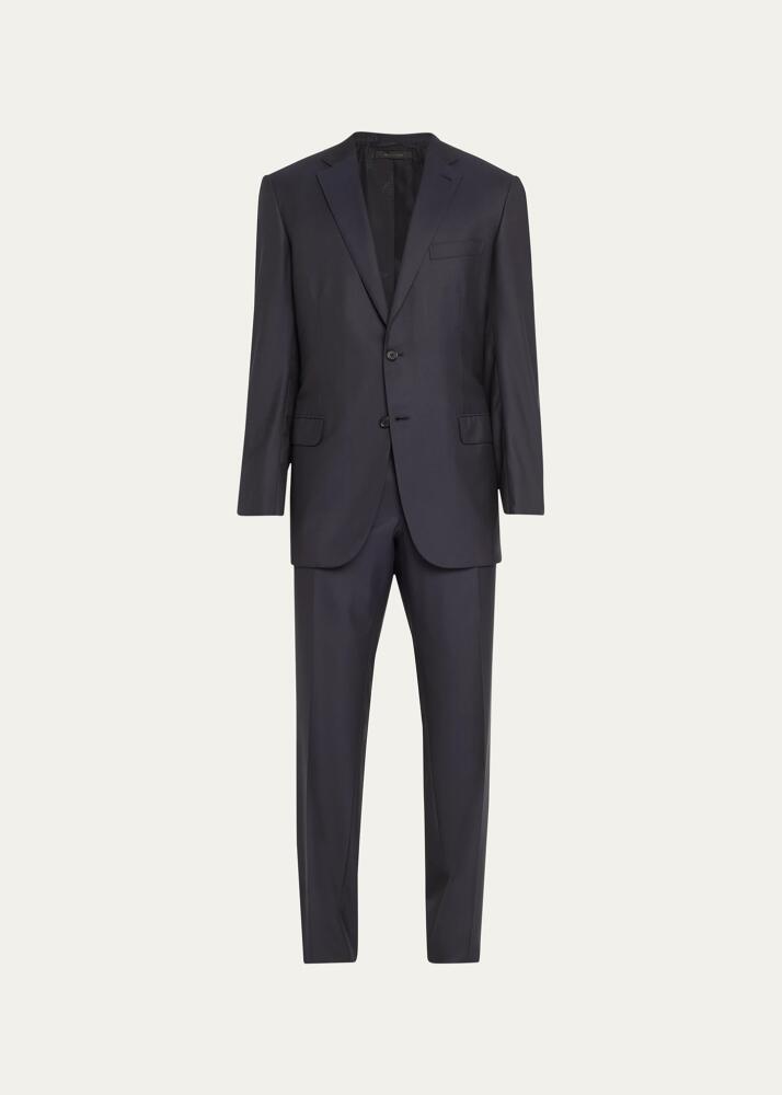 Brioni Men's Brunico Solid Two-Piece Suit Cover