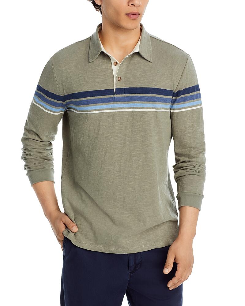 Marine Layer Slub Knit Regular Fit Rugby Shirt Cover