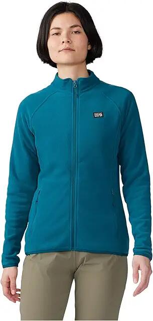 Mountain Hardwear Microchill Full Zip Jacket (Jack Pine) Women's Clothing Cover