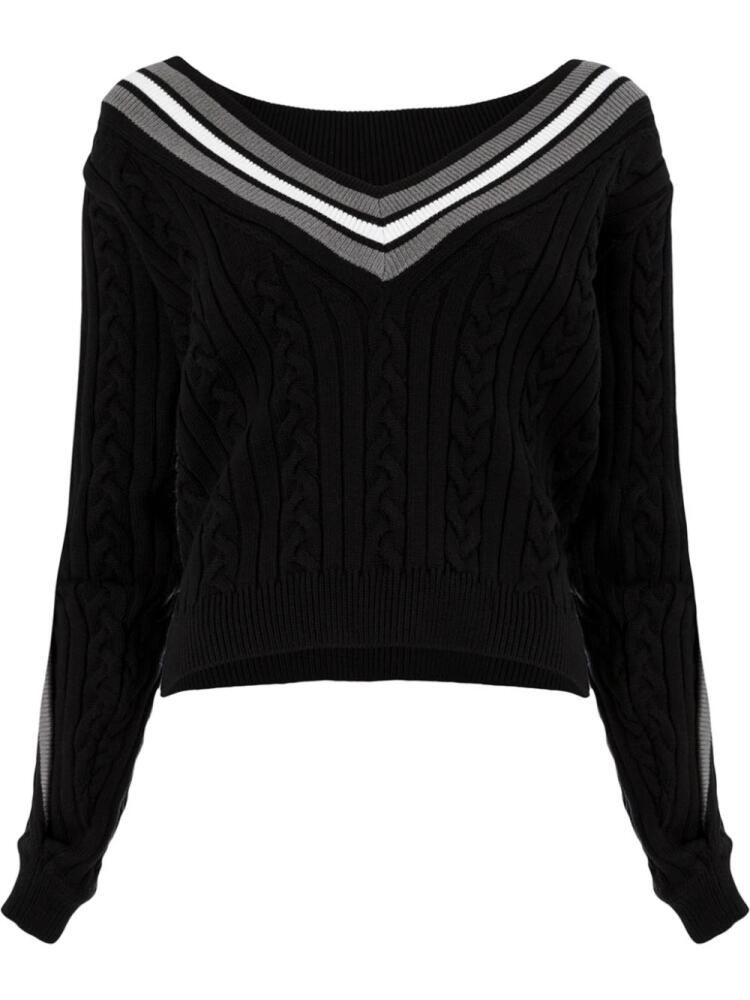 Y/Project cable knit jumper - Black Cover