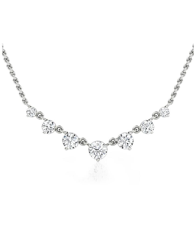 Vrai Linked Lab-Grown Diamond Tennis Necklace, .85ctw Round Brilliant Lab Grown Diamonds Cover