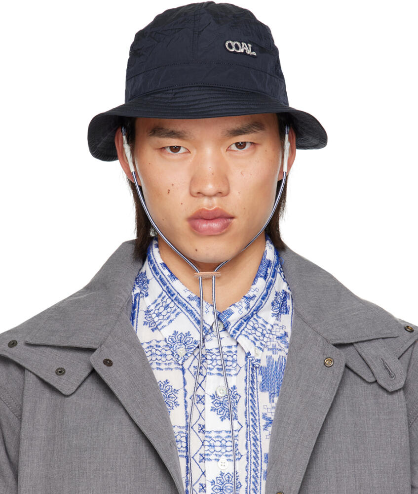 nanamica Navy Wind Bucket Hat Cover