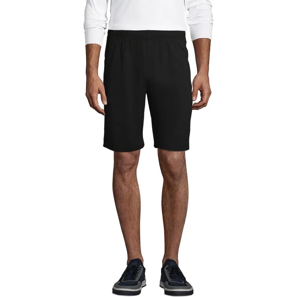 Lands' End School Uniform Mesh Gym Shorts in Black Cover