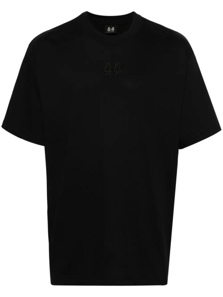 44 LABEL GROUP embroidered-logo T-shirt - Black Cover