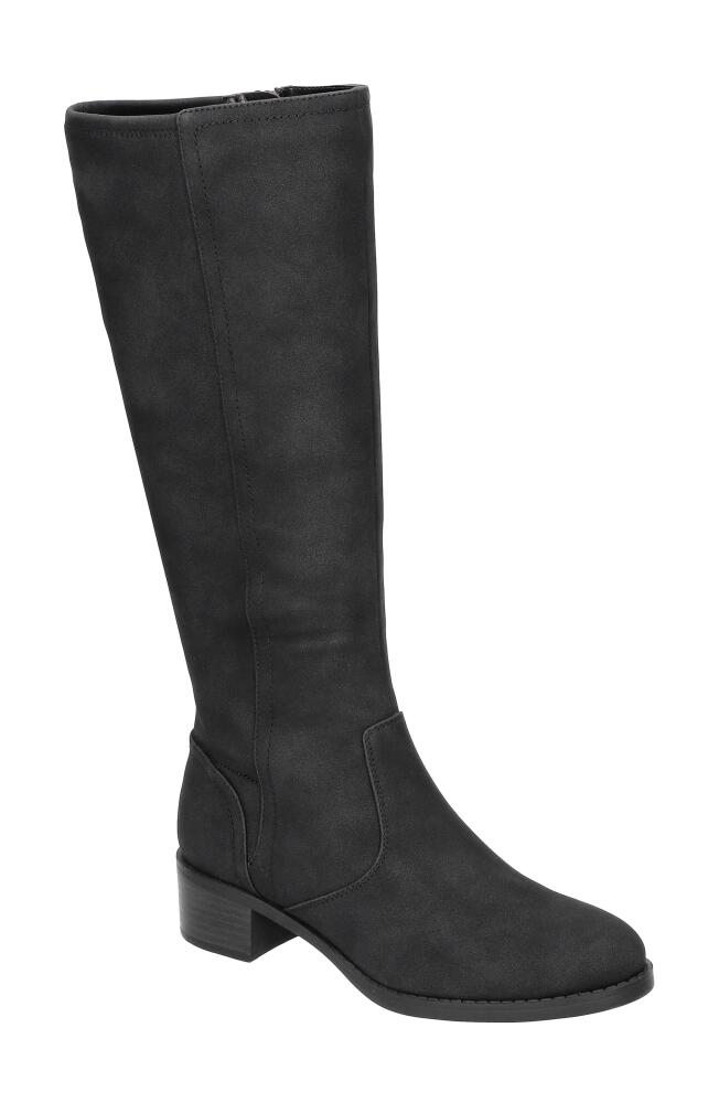 EASY STREET Tucker Knee High Boot in Black Lame Cover