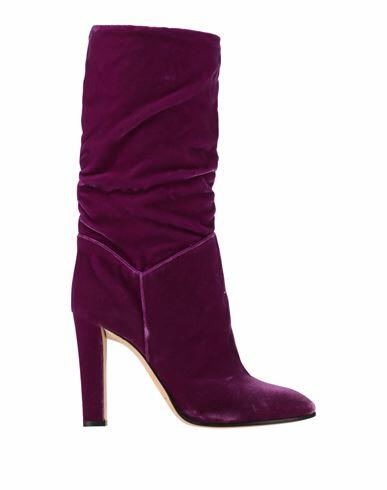 Alberta Ferretti Woman Boot Mauve Textile fibers Cover