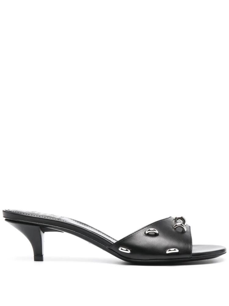 Givenchy studded rings open-toe mules - Black Cover