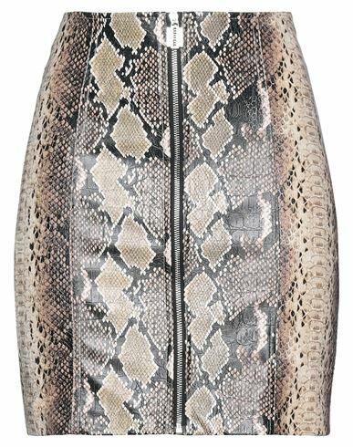 Aniye By Woman Mini skirt Sand Polyester, Polyurethane Cover