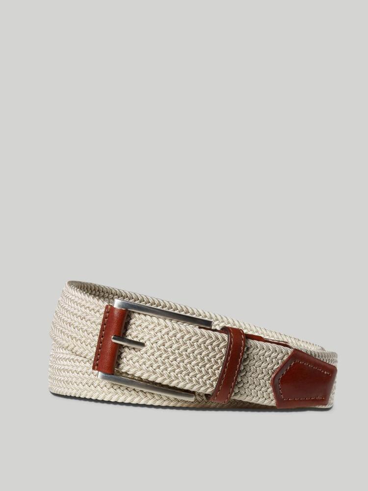 Robert Talbott Stretch Nylon Garfield Belt in Natural Cover