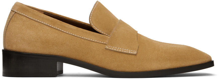 Wales Bonner Beige Suede Loafers Cover