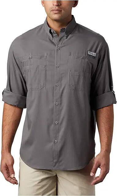 Columbia Tamiami II L/S (City Grey) Men's Long Sleeve Button Up Cover