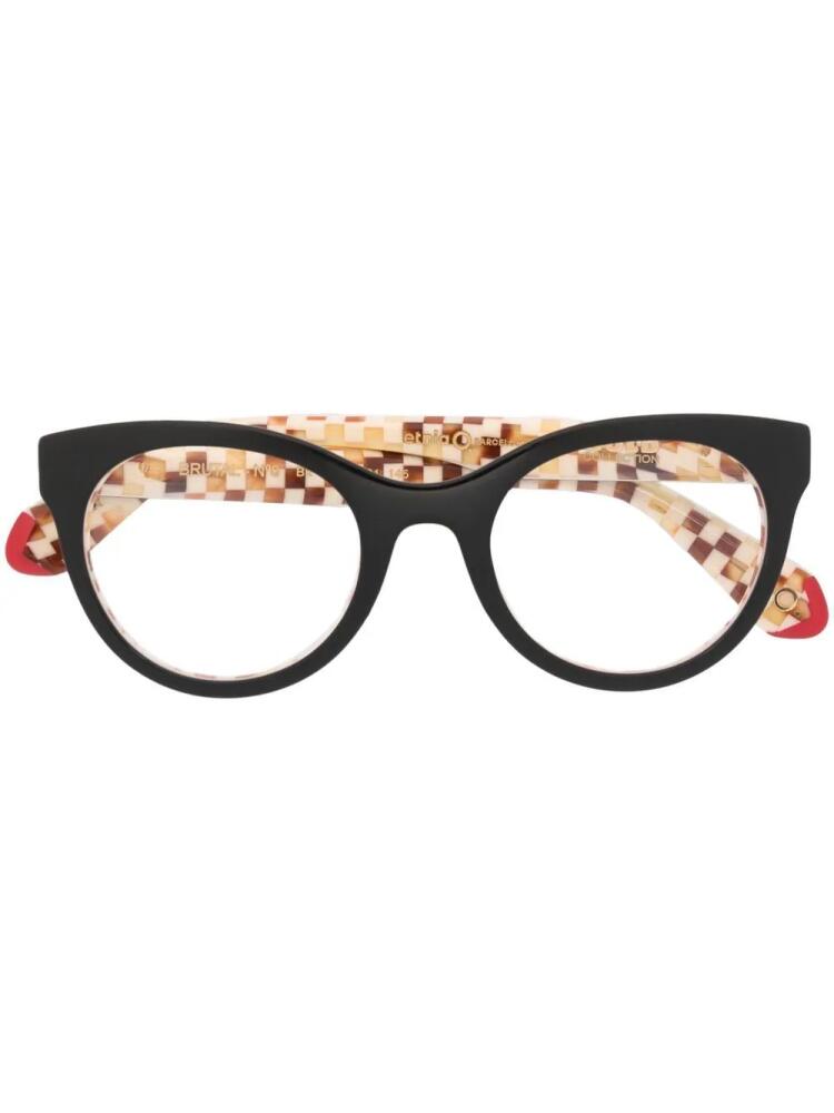 Etnia Barcelona cat-eye contrast glasses - Black Cover