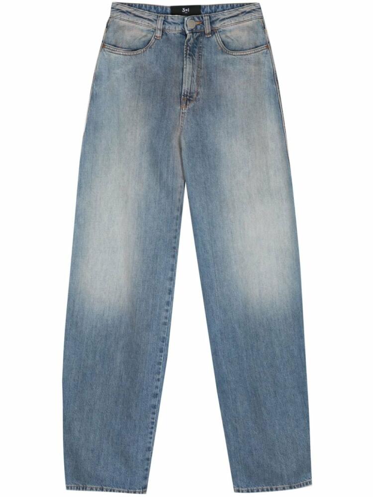 3x1 Nicole mid-rise tapered jeans - Blue Cover