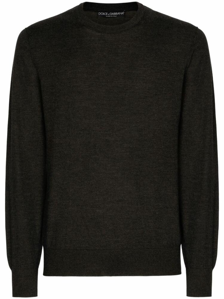 Dolce & Gabbana long-sleeve cashmere jumper - Black Cover