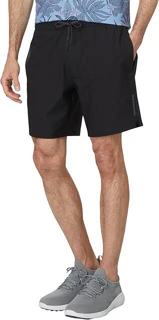 TravisMathew Wanderlust E-Waist (Black) Men's Shorts Cover