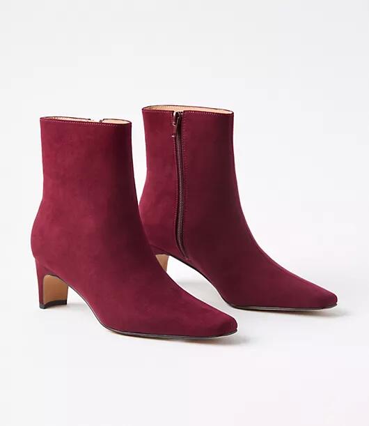 Loft Squared Pointy Toe Booties Cover