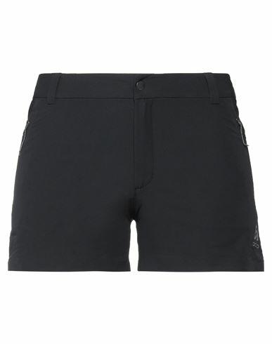 Odlo Woman Shorts & Bermuda Shorts Black Polyester, Elastane Cover