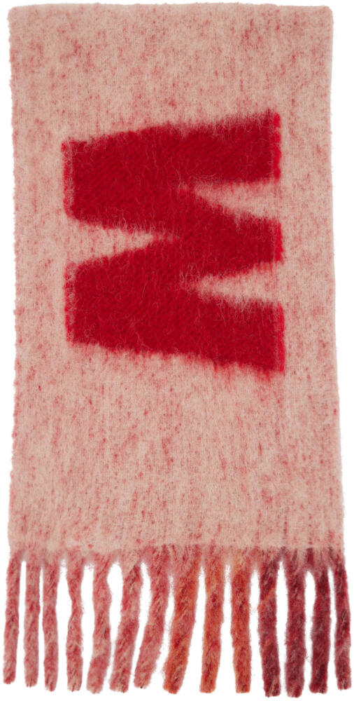 Marni Pink Fringed Scarf Cover