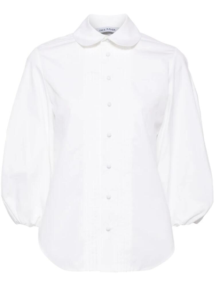 Dice Kayek ballon sleeves poplin shirt - White Cover