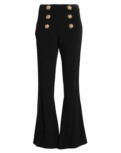 Balmain Woman Pants Black Viscose Cover