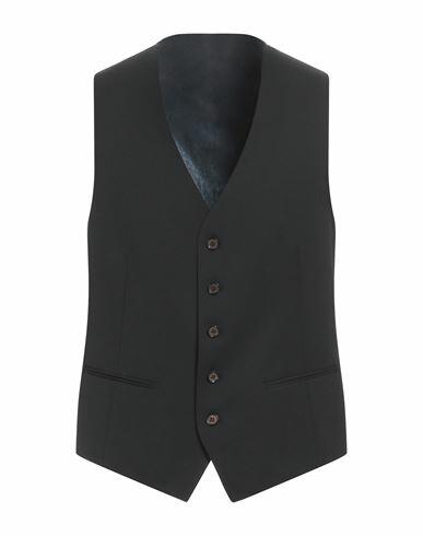 Michael Kors Mens Man Tailored Vest Black Polyester, Wool, Elastane Cover