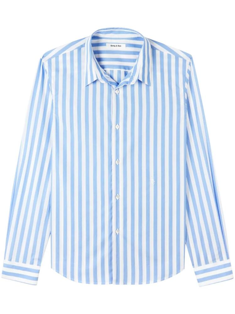 Sporty & Rich SRC striped shirt - Blue Cover