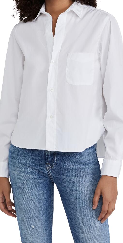 Frank & Eileen Silvio Woven Button Up White Cover