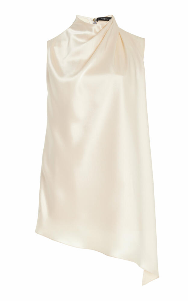 Sophie et Voila - Draped Satin Top - Ivory Cover