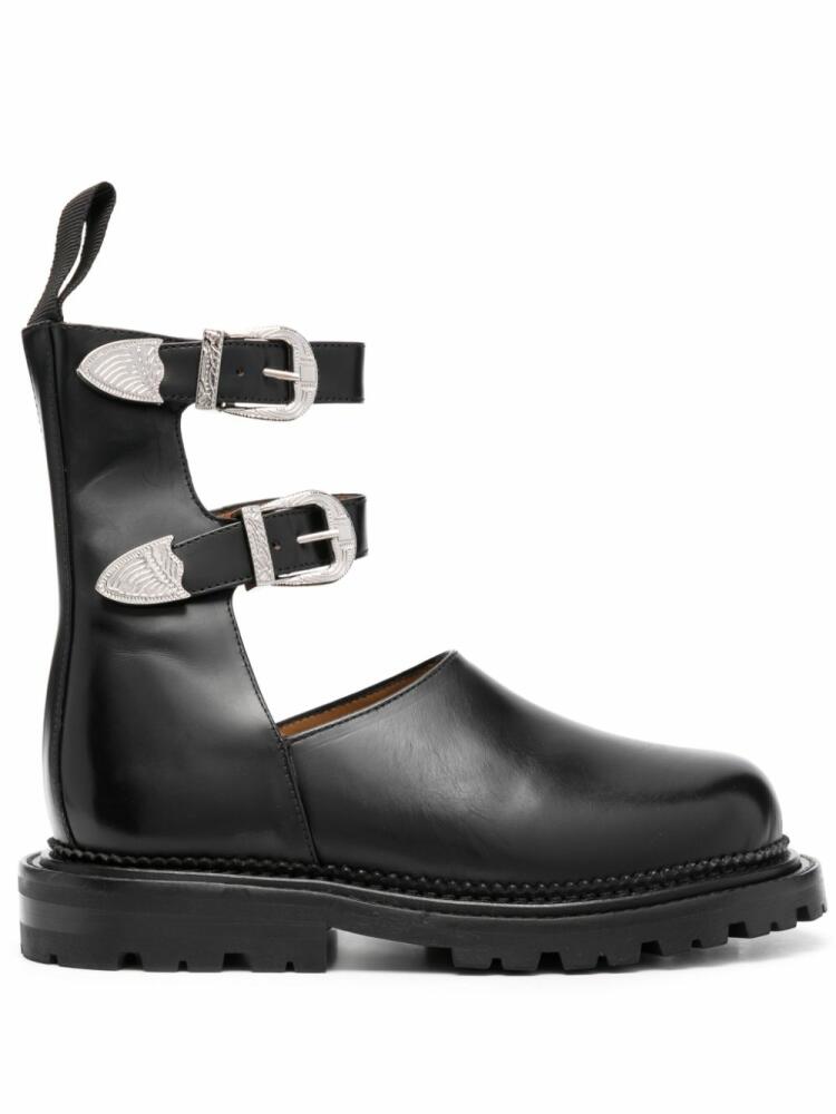 Toga Pulla leather ankle boots - Black Cover