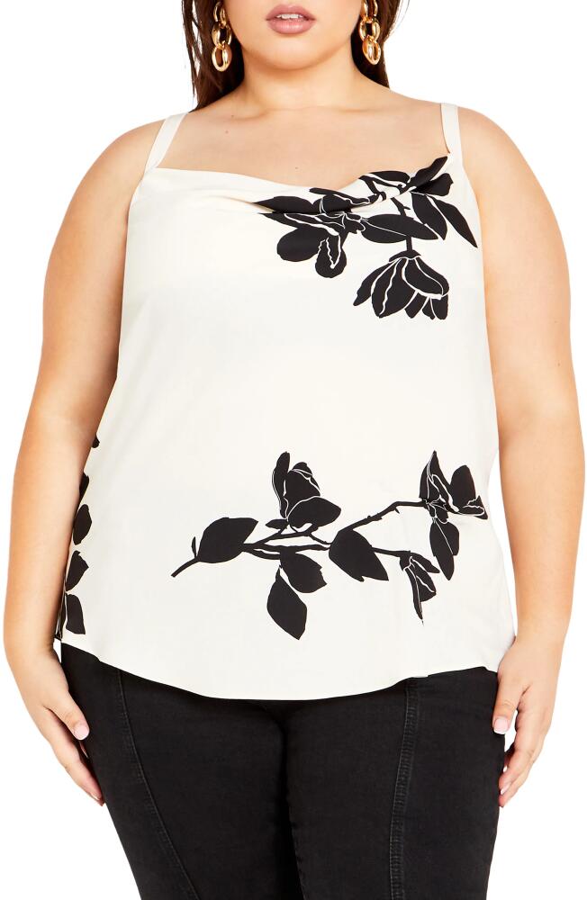 City Chic Katalina Floral Camisole in Ivory Katalina Cover