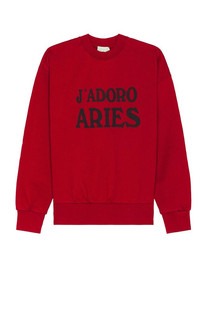 Aries J'adoro Aries Sweater in Red Cover