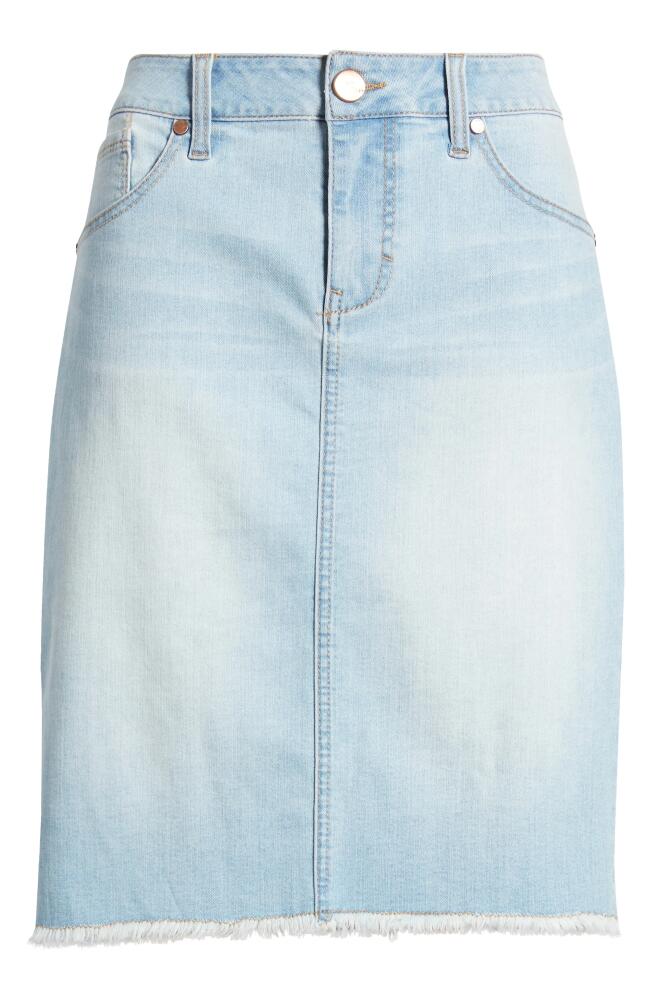 1822 Denim Frayed Denim Skirt in Colette Cover