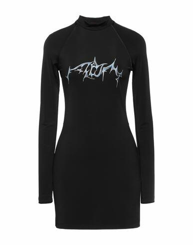 A Better Mistake Woman Mini dress Black Viscose, Elastane Cover