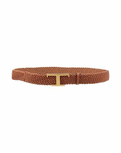 Tod's Man Belt Camel Leather Cover