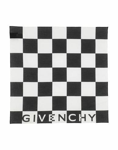 Givenchy Man Scarf White Cotton Cover