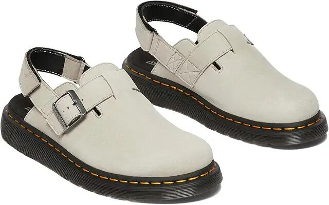 Dr. Martens Jorge II Leather Slingback Mules (Warm Stone) Lace-up Boots Cover