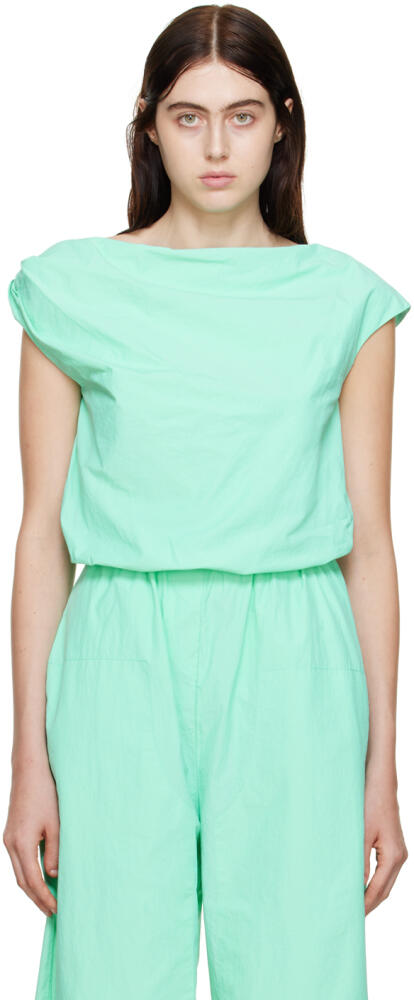 Paris Georgia SSENSE Exclusive Blue Alice Blouse Cover