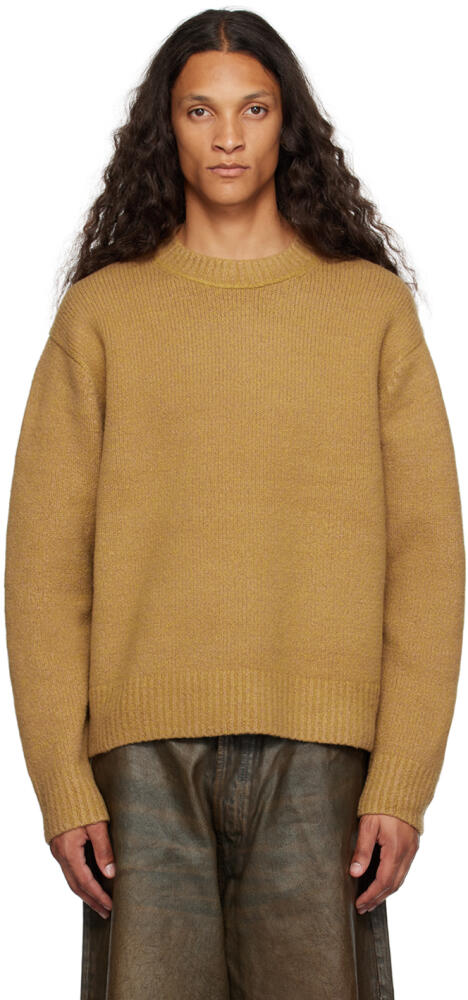 Acne Studios Tan Crewneck Sweater Cover