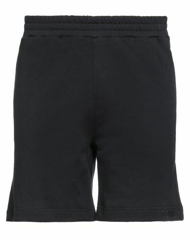 14bros Man Shorts & Bermuda Shorts Black Cotton Cover