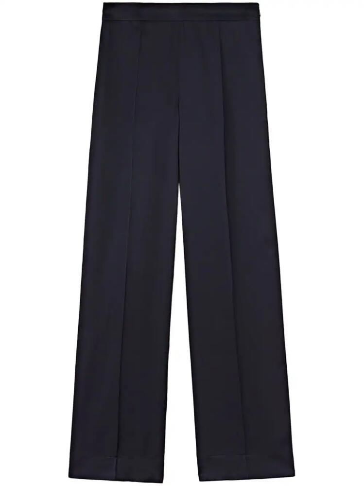 Jil Sander high-waisted wide-leg trousers - Blue Cover