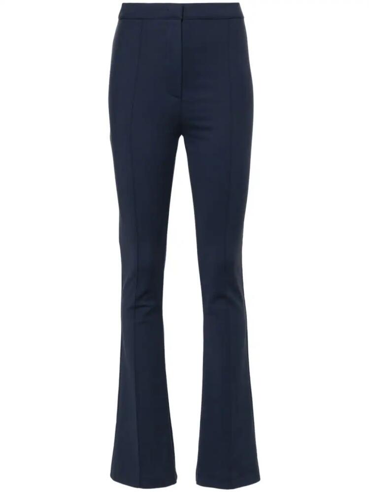 Patrizia Pepe slim-leg flared trousers - Blue Cover