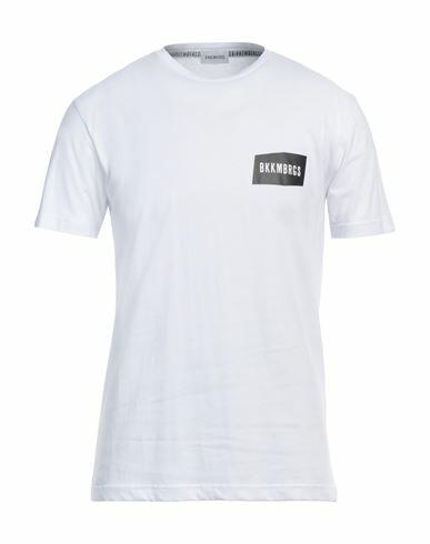 Bikkembergs Man T-shirt White Cotton Cover