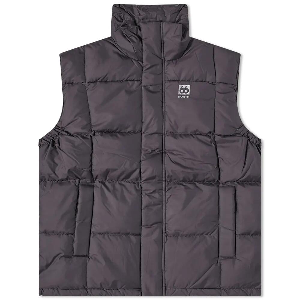 66° North Men's Dyngja Down Vest in Obsidian Cover