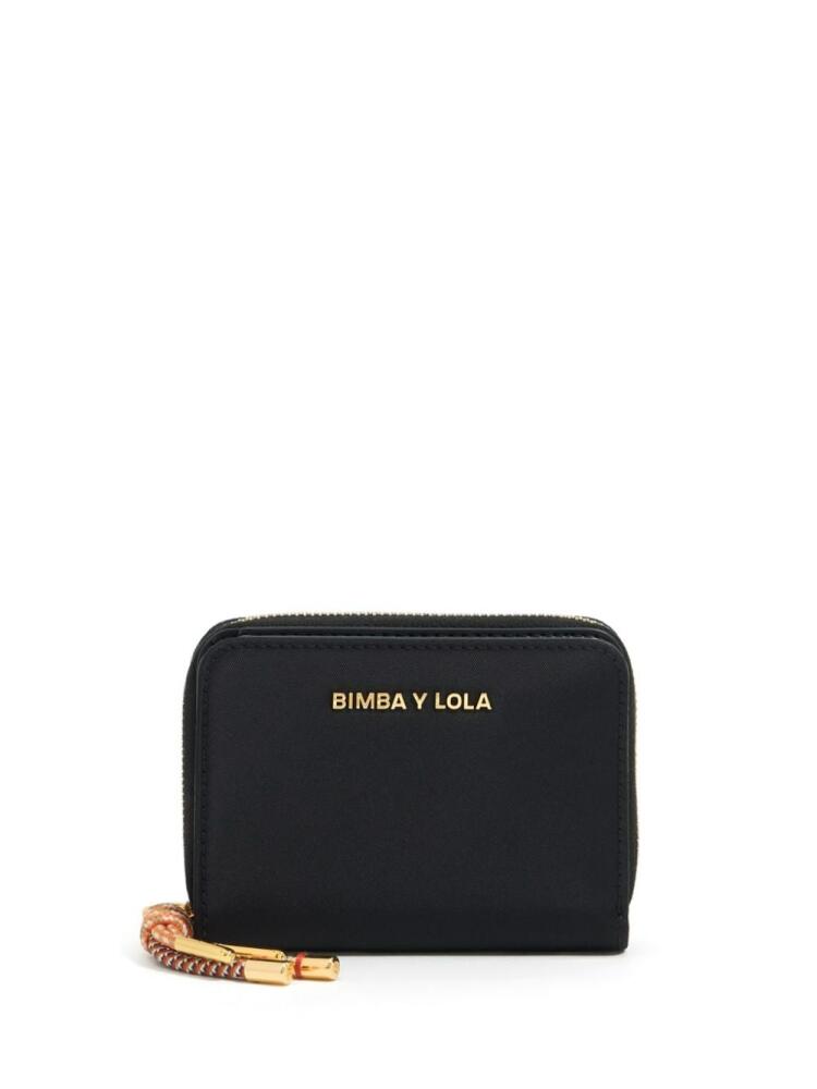 Bimba y Lola nylon flap purse - Black Cover