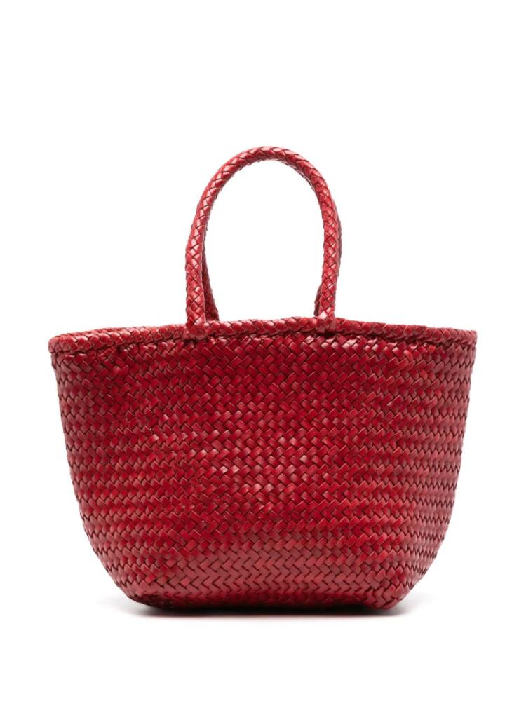 DRAGON DIFFUSION small Grace Basket tote bag - Red Cover