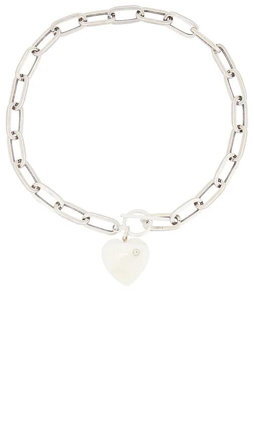 Child of Wild Love Spell Chain Choker in Metallic Silver Cover