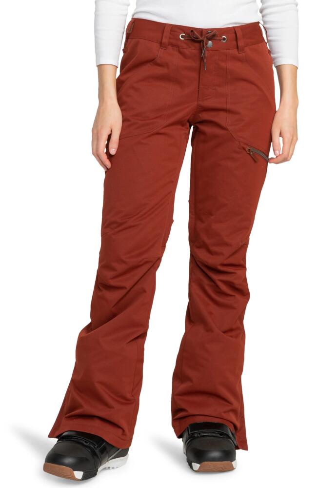 Roxy Nadia Insulated Waterproof Snow Pants in Smoked Paprika Cover