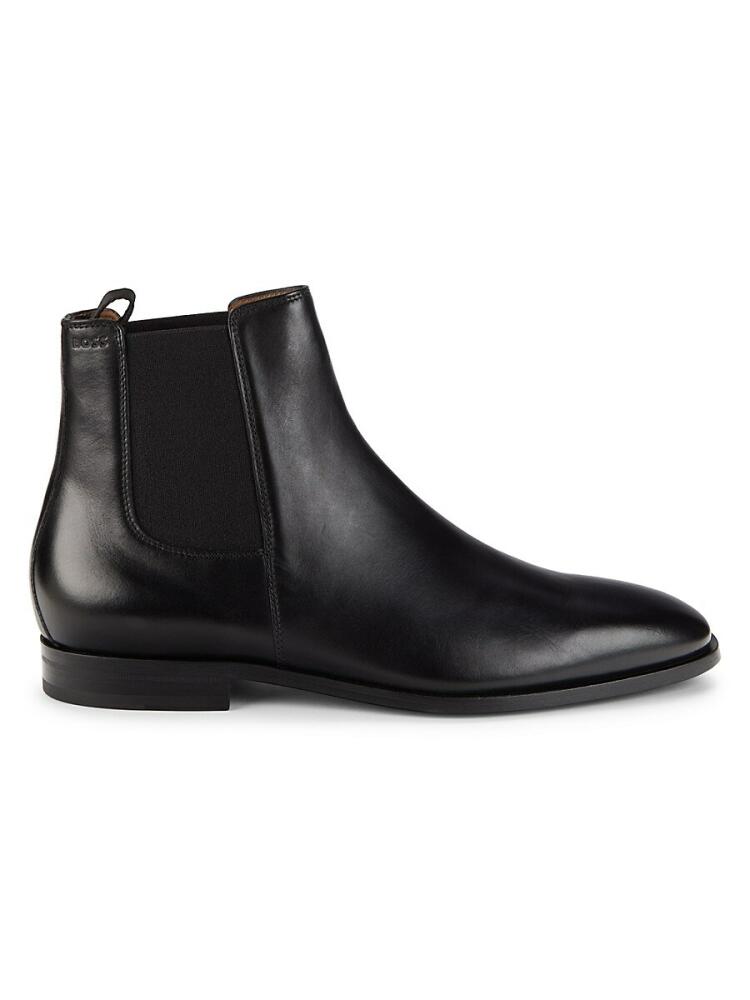 BOSS Men's Lisbon Leather Chelsea Boots - Black Cover