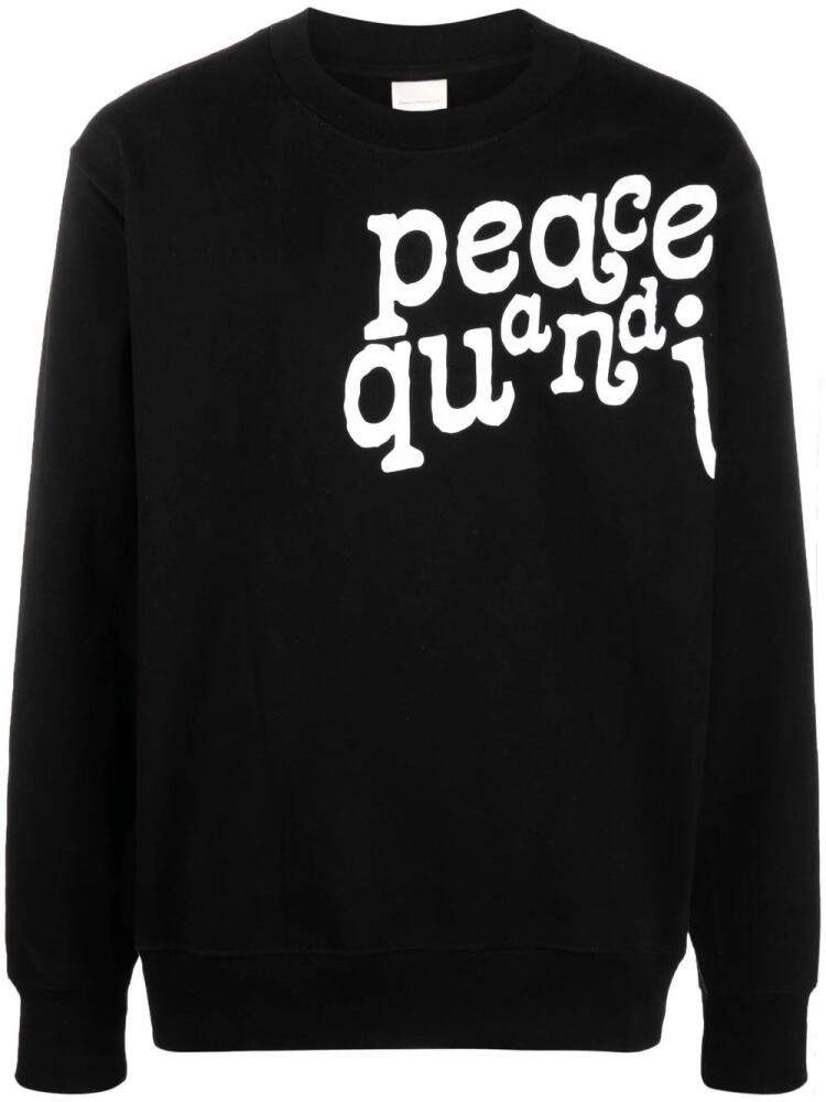 Museum Of Peace & Quiet round-neck cotton sweatshirt - Black Cover